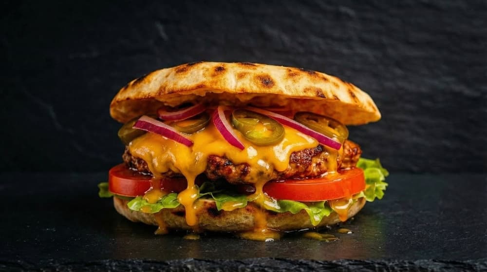 Pita burger