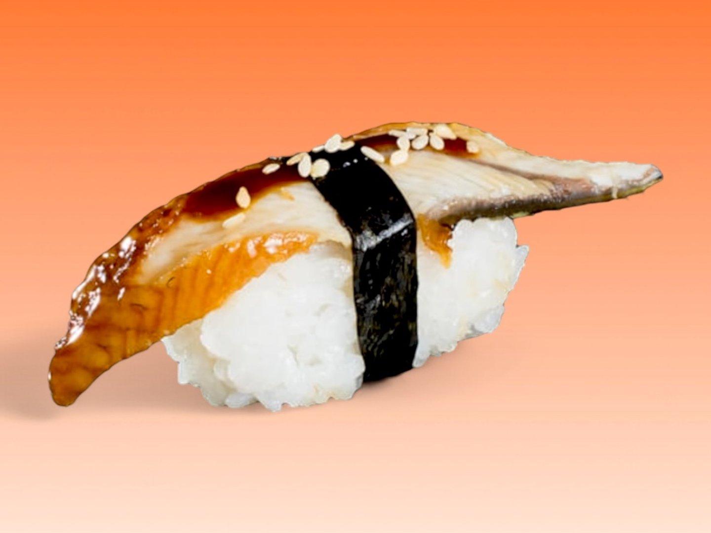 3. Angerja nigiri sushi 1 tk