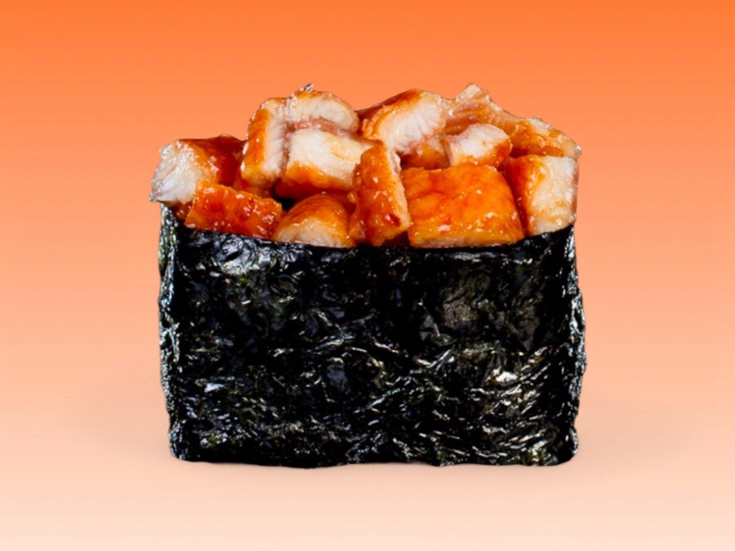 22. Angerja teravamaitseline gunkan sushi 1 tk