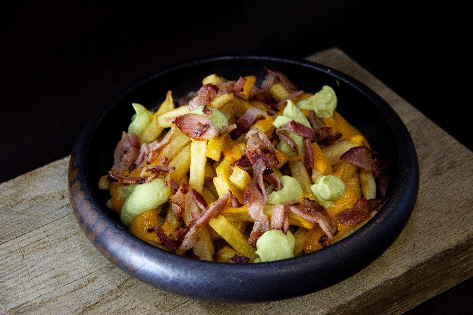 Bacon and Avocado Loaded Fries