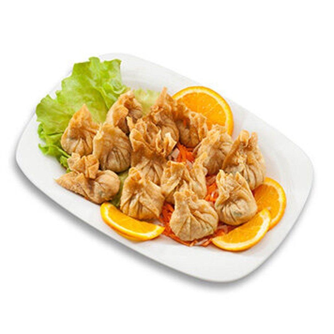 10. Жареные пельмени с курицей