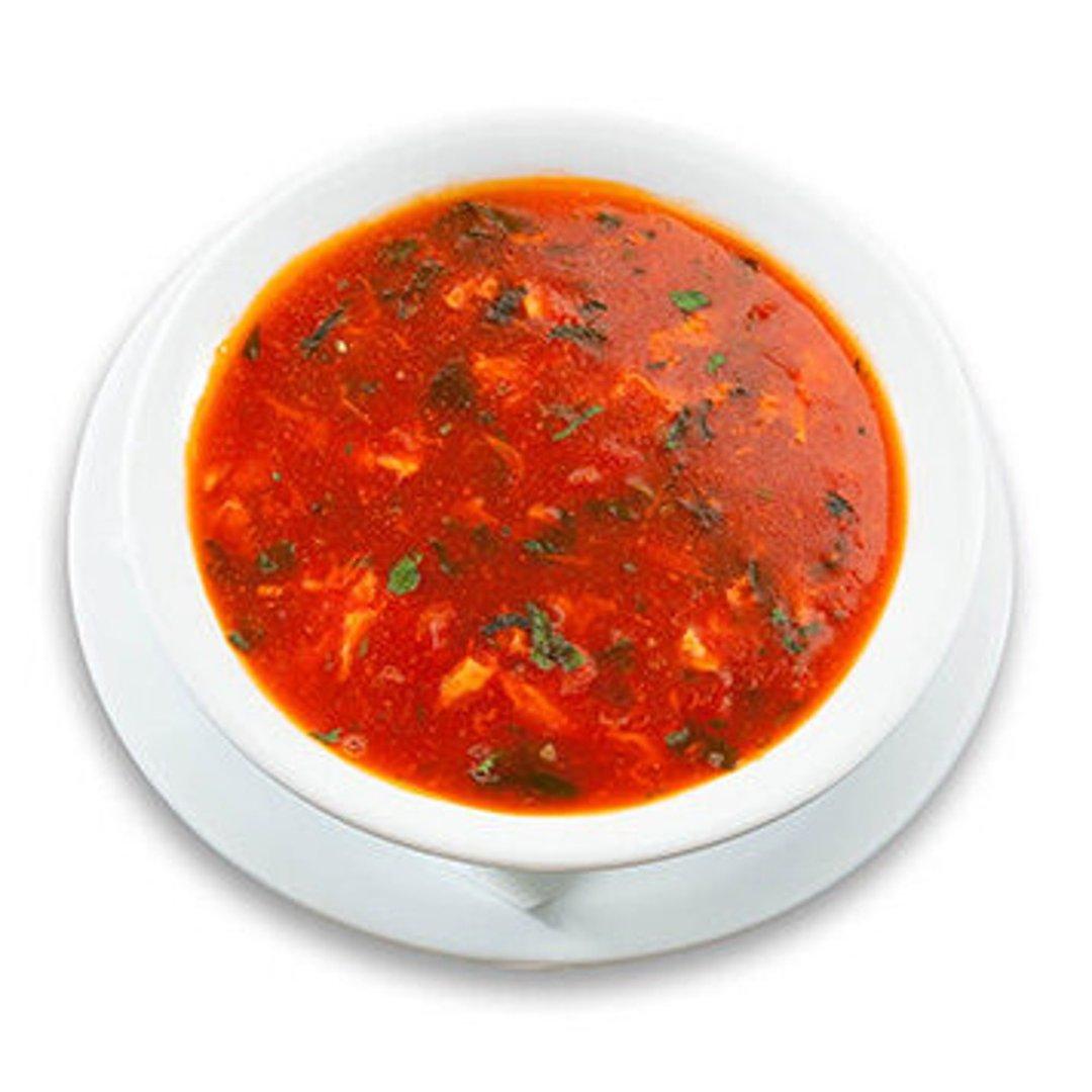34. Томатный суп с курицей