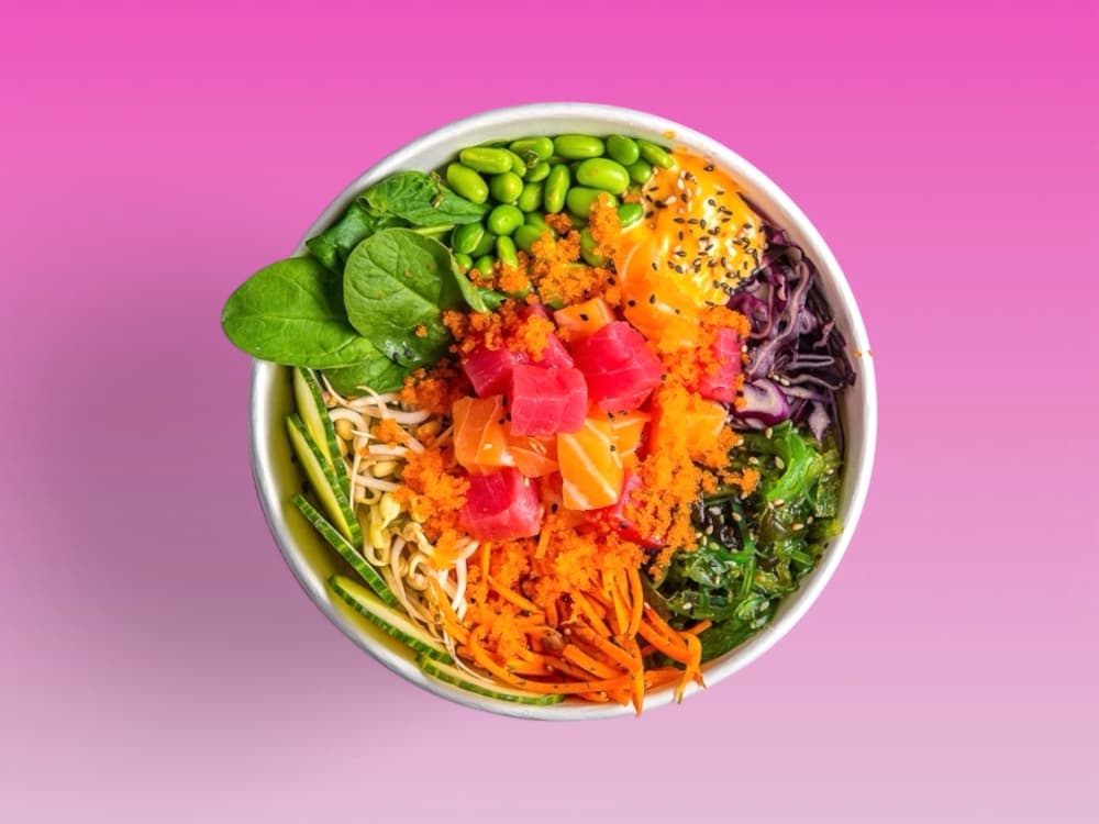 139. Suur Mix Lõhe-Tuna poke Bowl