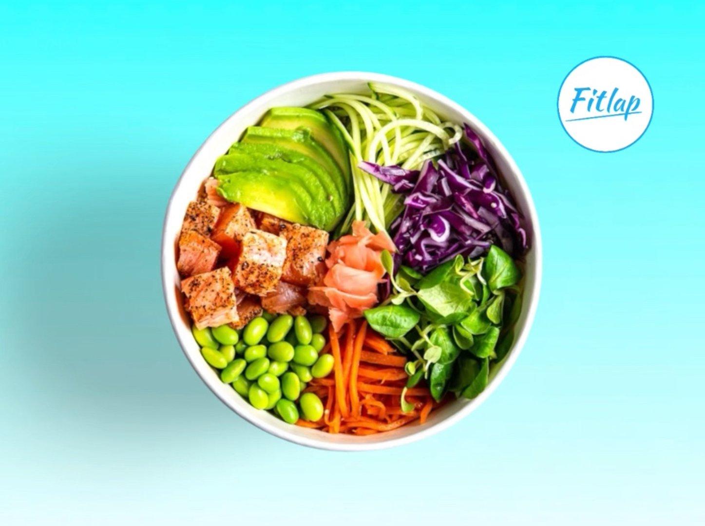 201. Fitlap poke bowl.(375 kcal)
