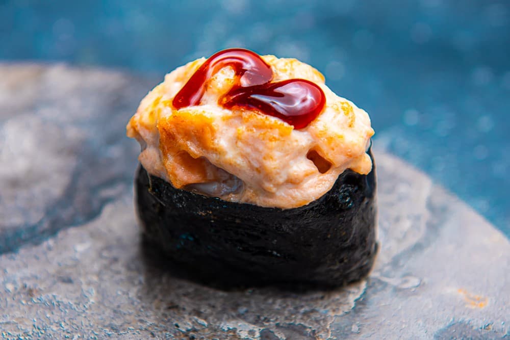 Baked Sake Sushi 1 pc.