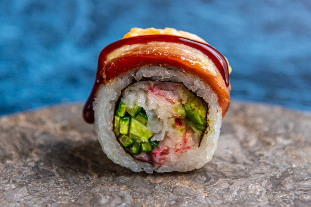 Baked Rainbow Maki 8 pcs.