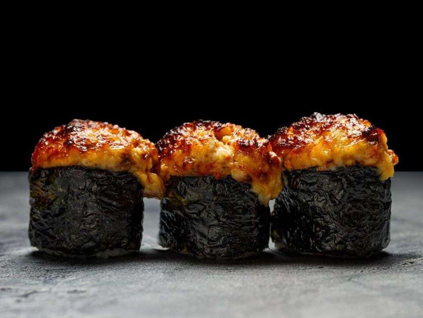 Backed eel sushi 3psc