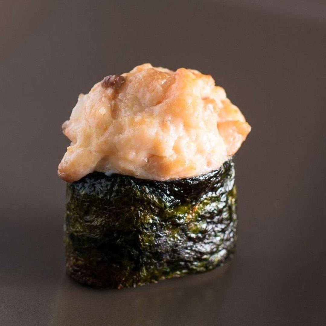 18. Baked salmon sushi