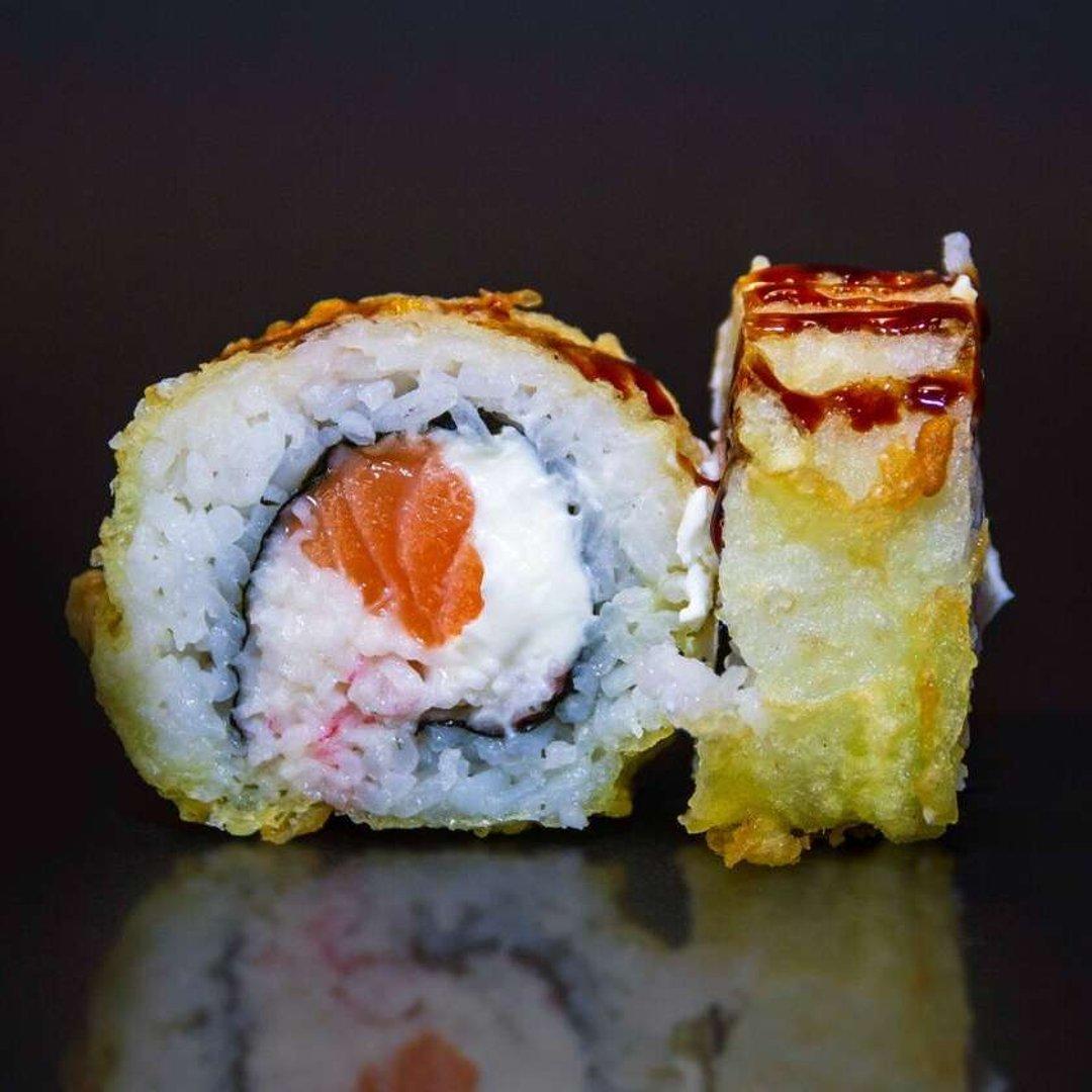 105. Tempura Salmon&Crab maki 8 pcs