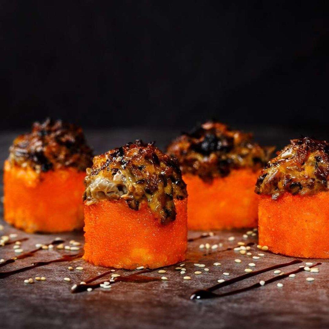 138. Warm Alaska with mushroom maki 8 pcs