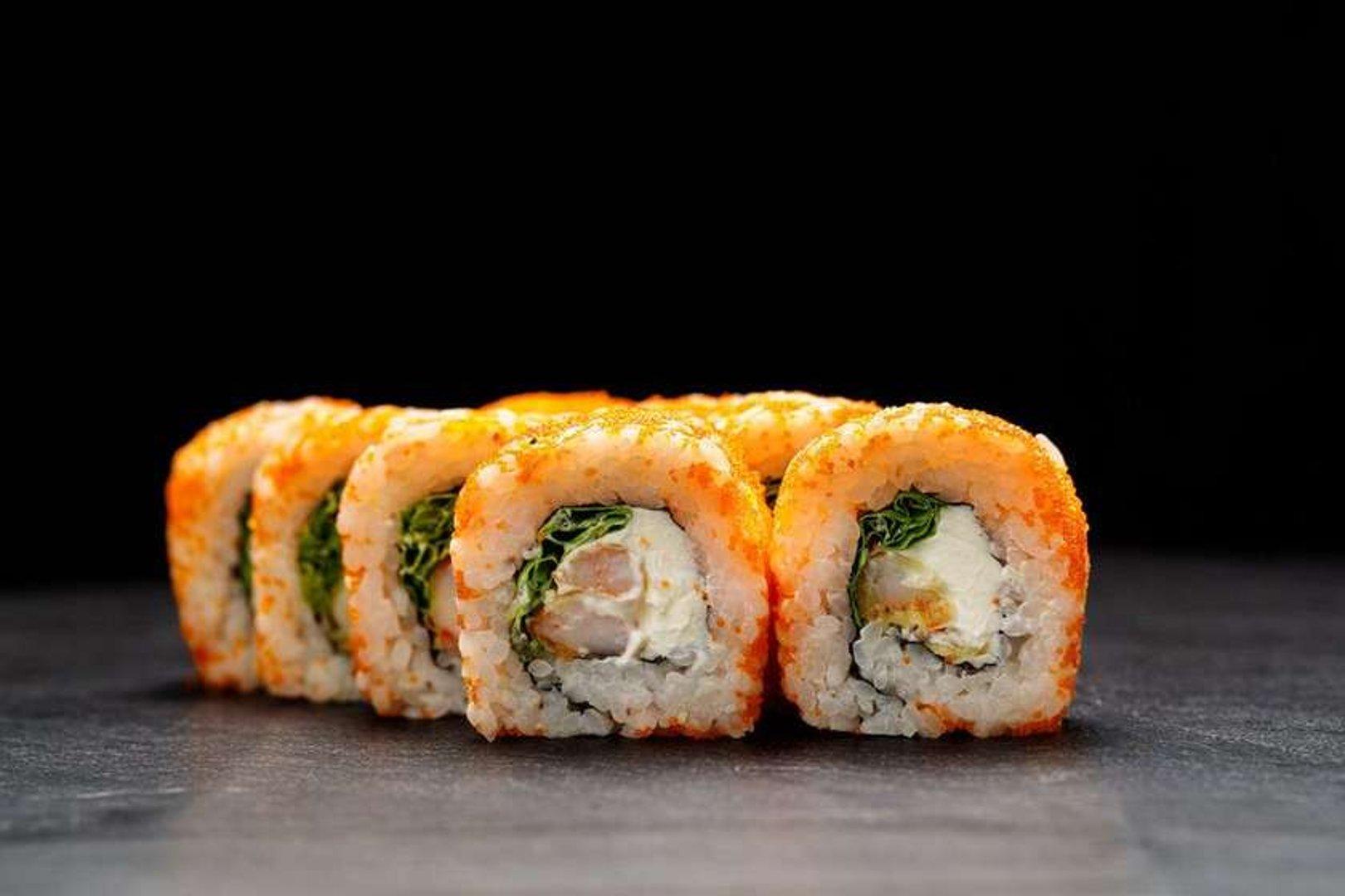 75. Maki with crispy prawn