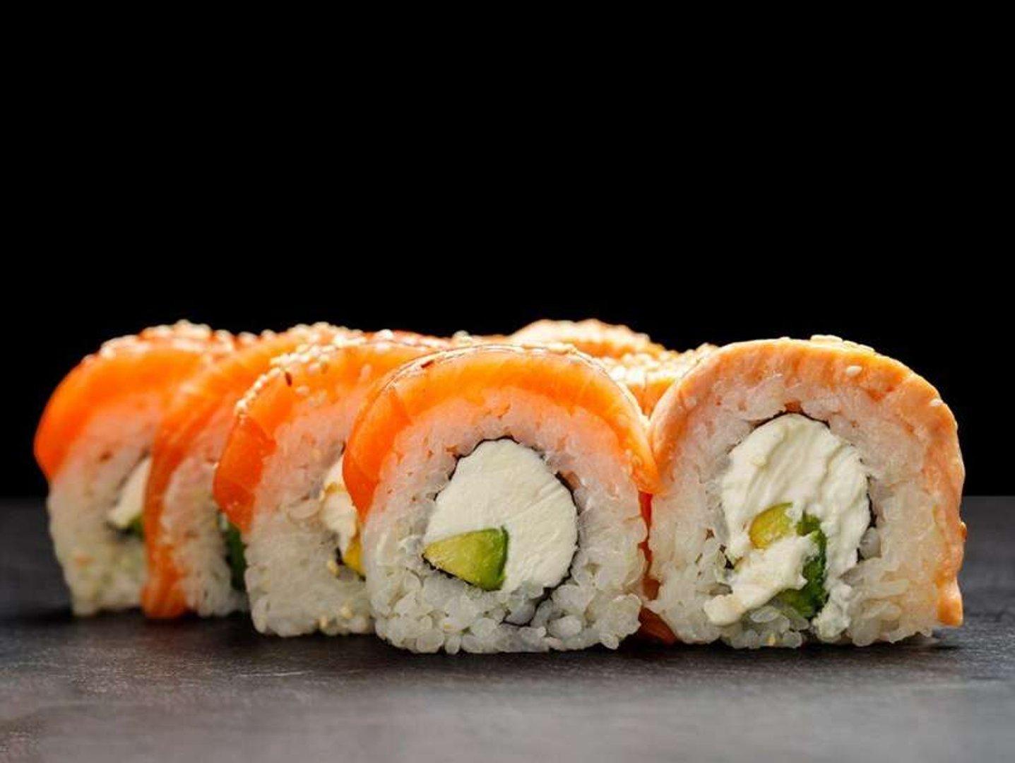 96. Philadelphia maki 4pcs. + Baked Philadelphia 4pcs.