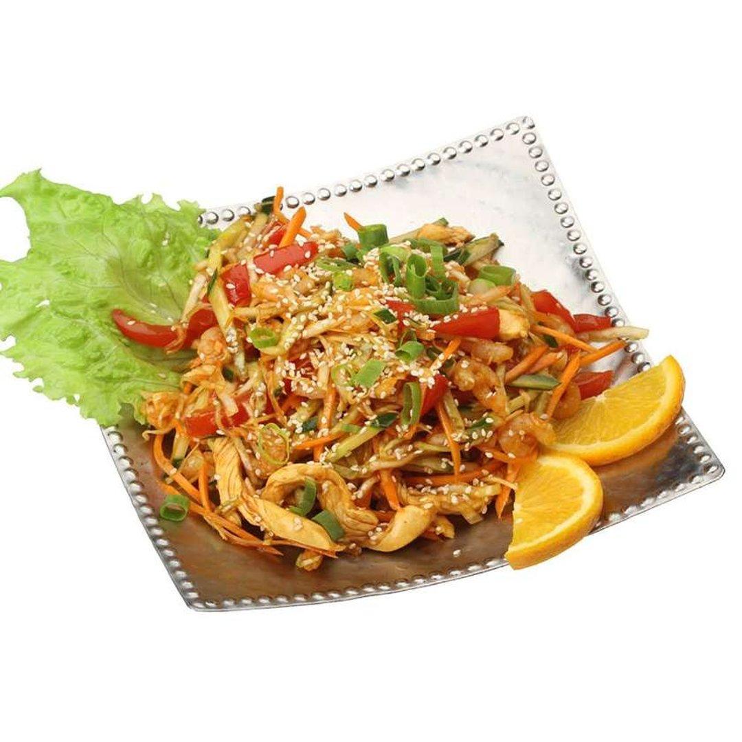 41. Vürtsikas kana-kreveti salat 🌶️