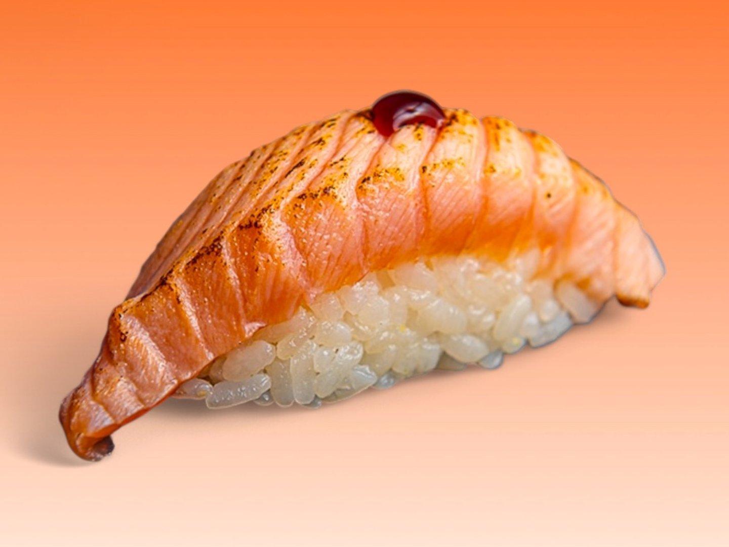 312.Põletatud lõhe nigiri sushi 1tk