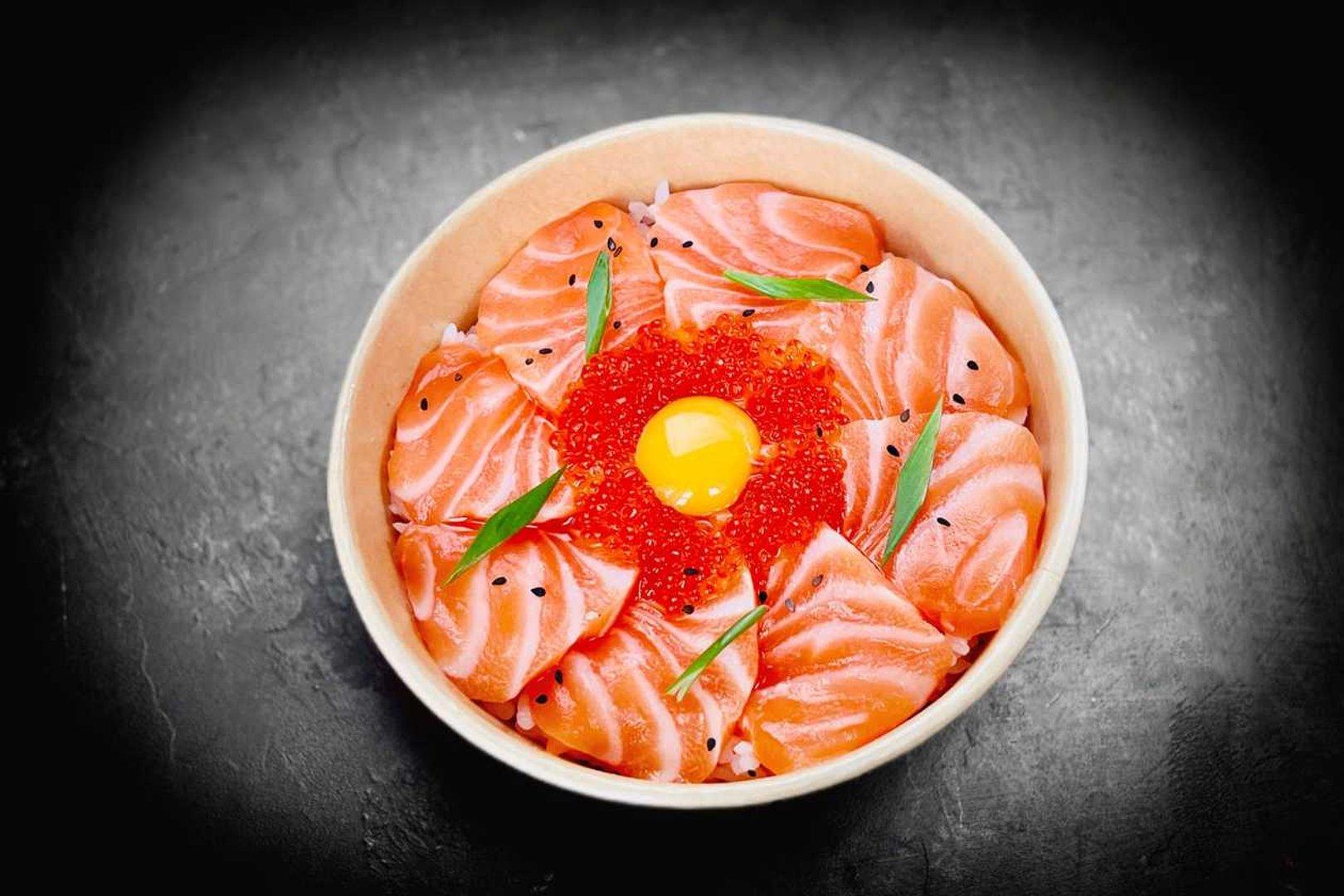 Salmon Ikura Don