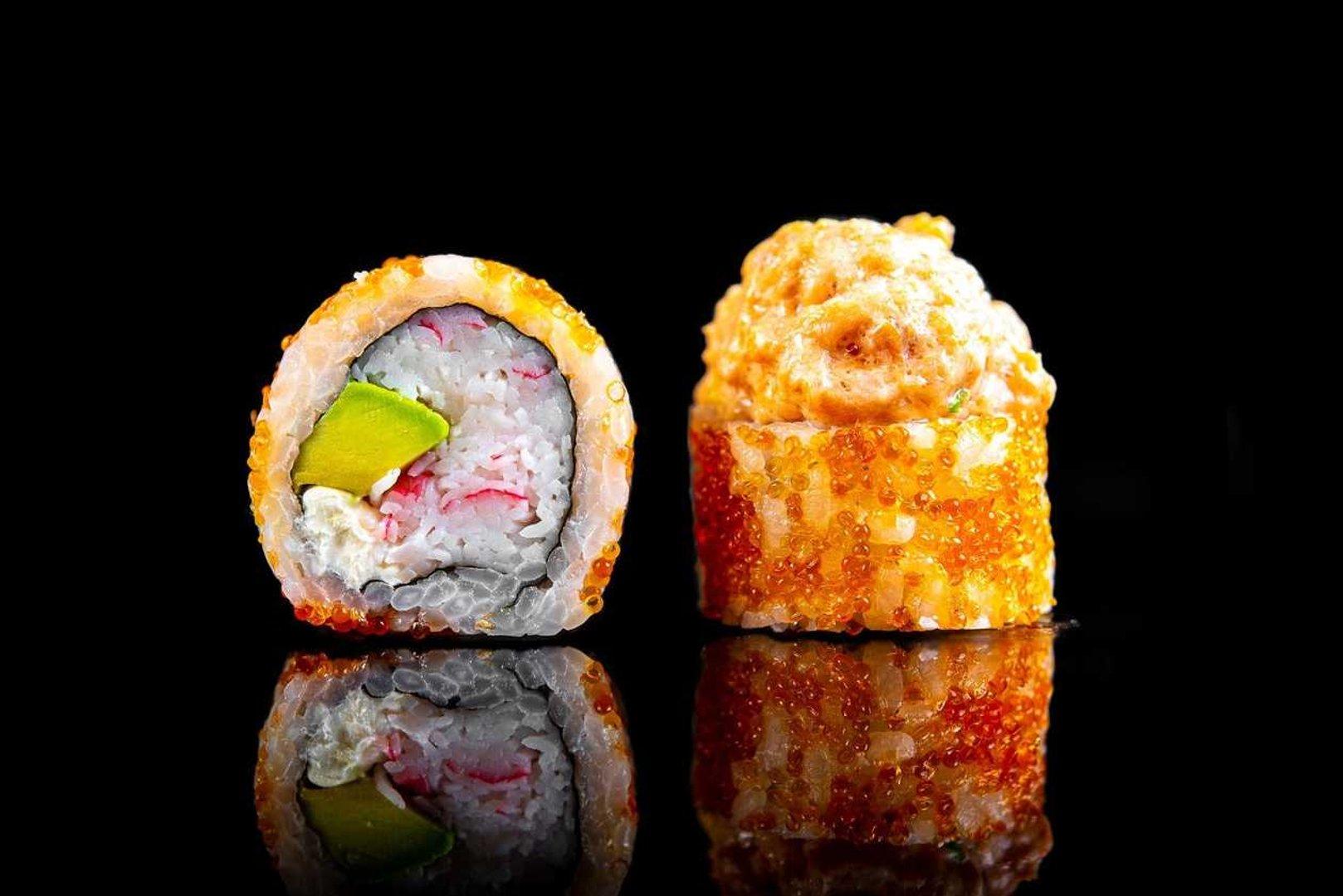 Baked California maki