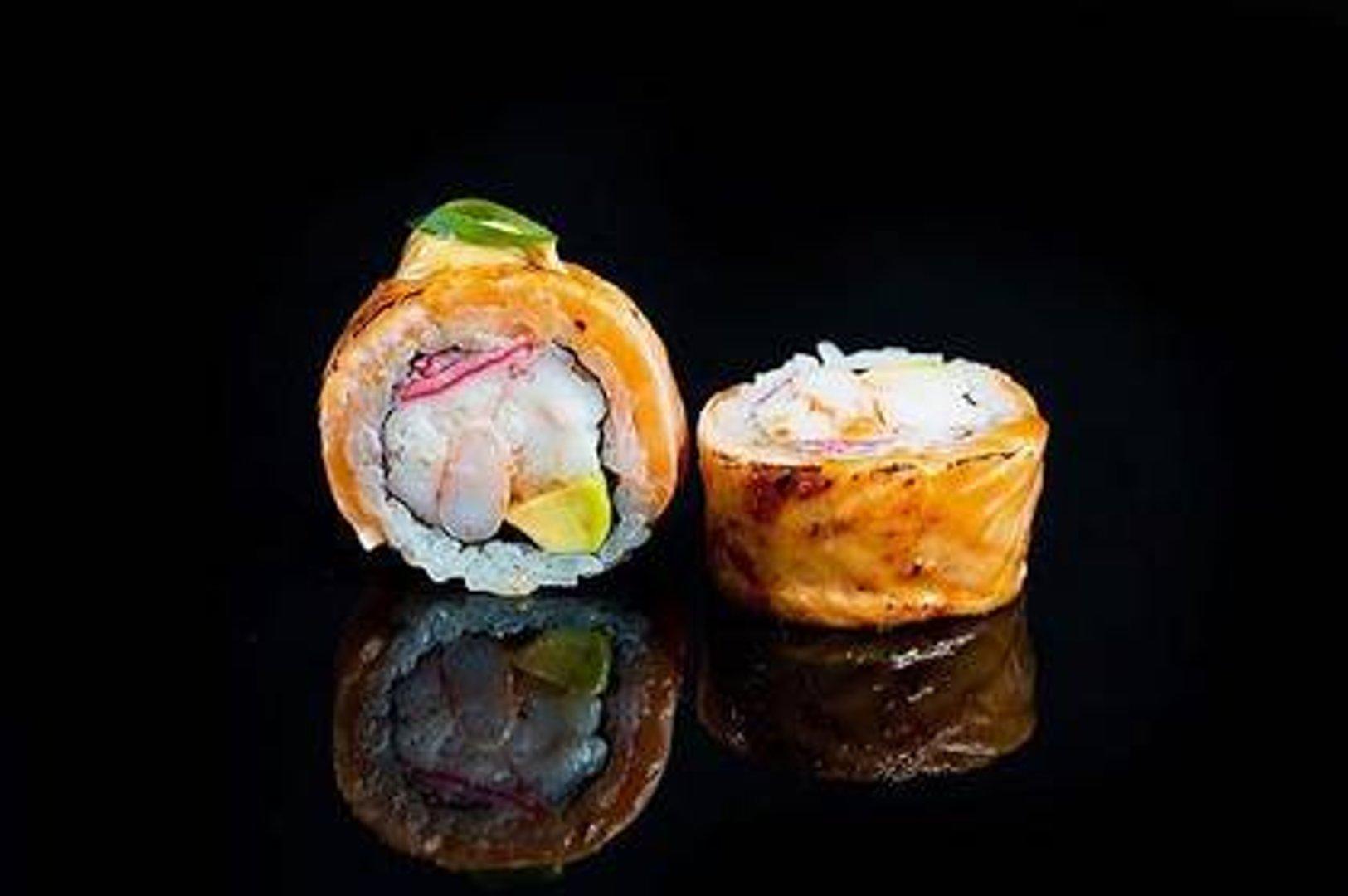 Aburi Salmon Shrimp Kani Maki