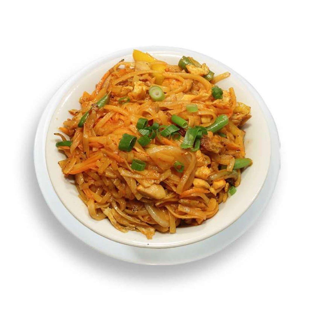 229. Teravad riisinuudlid kanaga ja krevettidega 🌶️