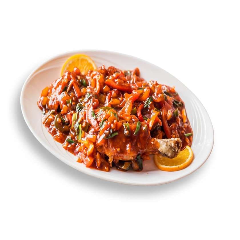 161. Part teravas küüslaugukastmes, väike 🌶️