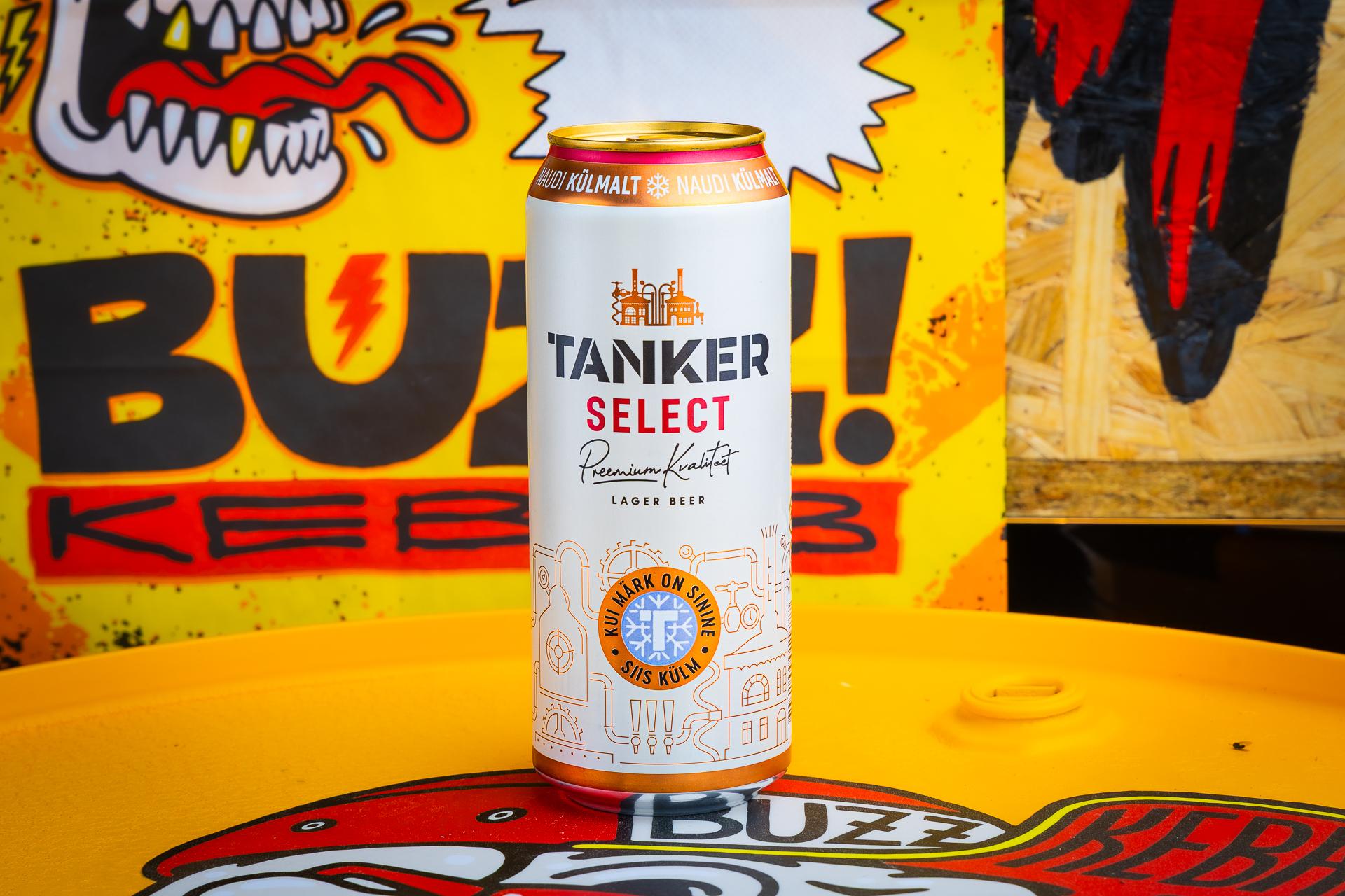 TANKER SELECT LAGER 5.0% 500ml
